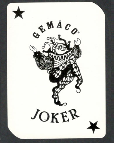  Golden Nugget Casino Playing Cards Gemaco Joker 1 - Type 10