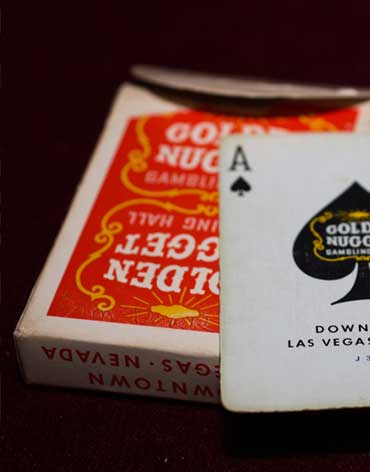 Golden Nugget Casino Playing Cards Orange - Type 2