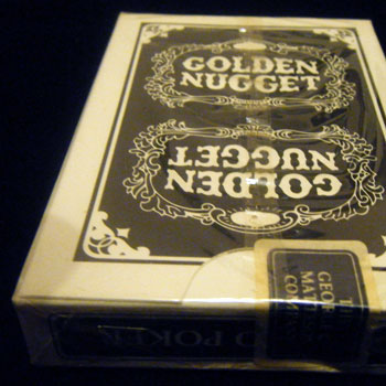 Golden Nugget Casino Playing Cards Gemaco Black - Type 9